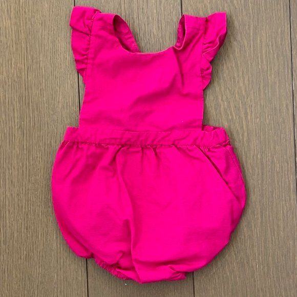 Jacadi Magenta Bubble Romper